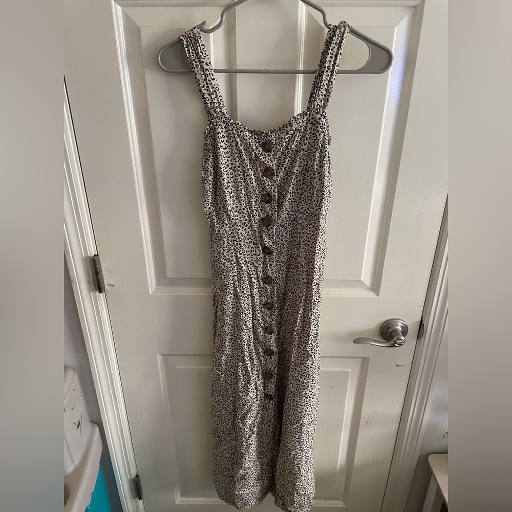 Leopard Print Maxi Dress